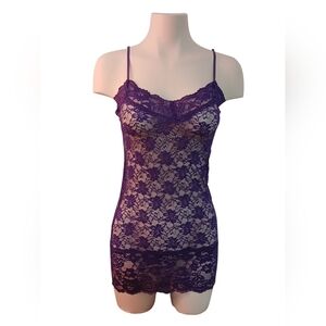 🏷 Purple Lace Sleepwear Small